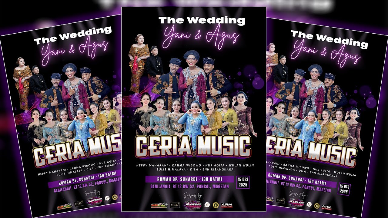 B1 Live! Wedding Yani & Agus - Genilangit Poncol - CAK PERCIL CS - Ceria Music - CISS & ARM Audio