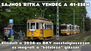 2024.05.01. Ritka vendég a 41-es vonalon, avagy a 1522-es F1A az N41-es nosztalgiavillamoson