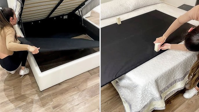 Come rialzare un letto contenitore con le gambe per mobili di Ikea 🛏😍 