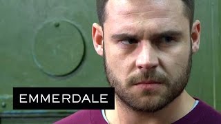 Emmerdale - Aaron Defends a Fellow Gay Prisoner