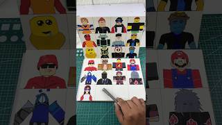 drawing roblox avatar ! #ardrawing #roblox #art #sketch #drawing #trending #fyp #robloxshorts