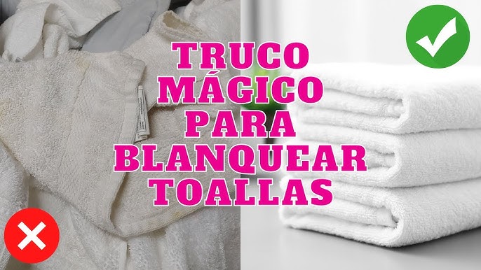 6 maneras económicas y fáciles de blanquear tus toallas - Mejor con Salud