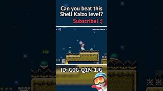 Can you beat this Shell Kaizo level? #smm2 #supermariomaker2 #mario