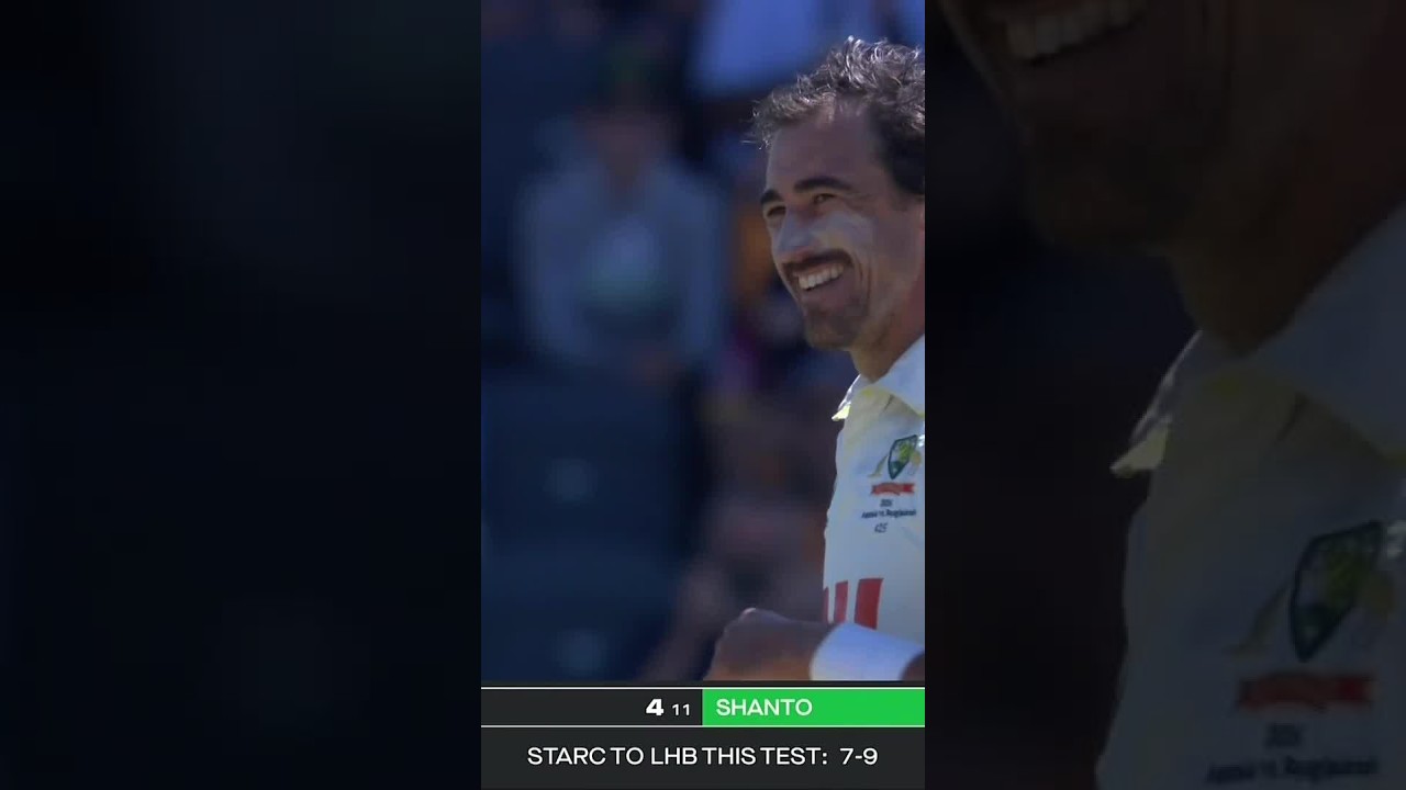 Starc on a hat-trick for the second time in two days! #AUSvBAN