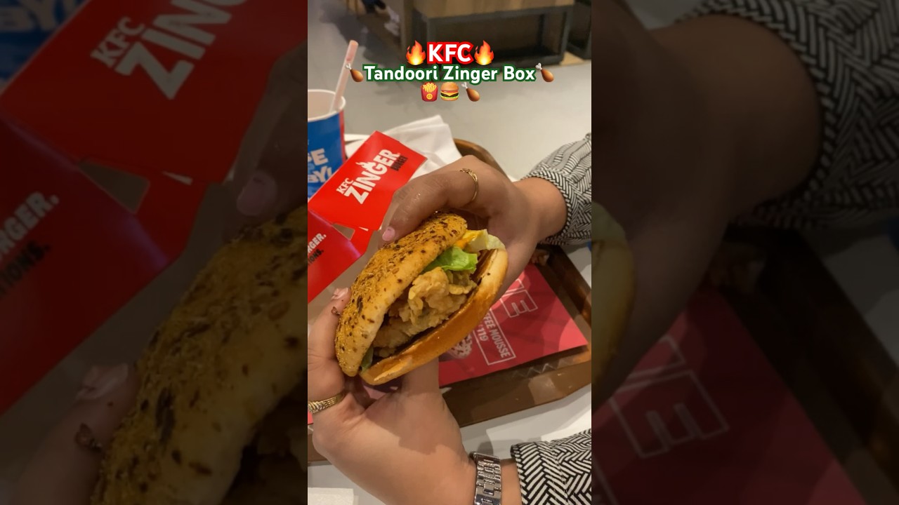 Tandoori Zinger Box | Chicken Burger KFC