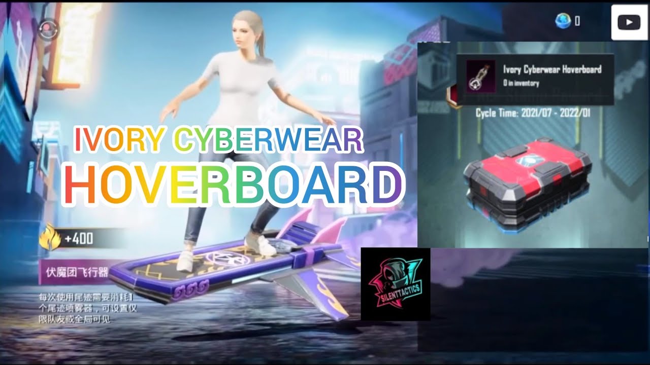 PUBG MOBILE: Ivory Cyberwear Hoverboard