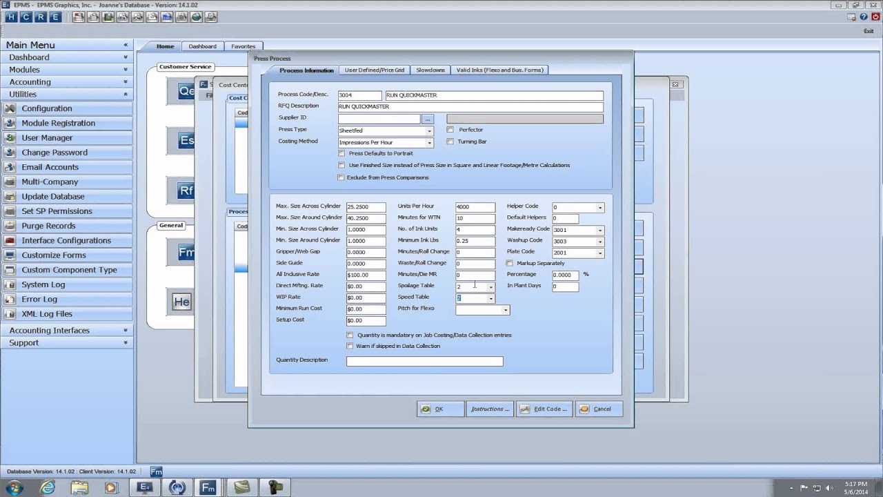 EPMS Tech Talk - SheetFed Press Setup