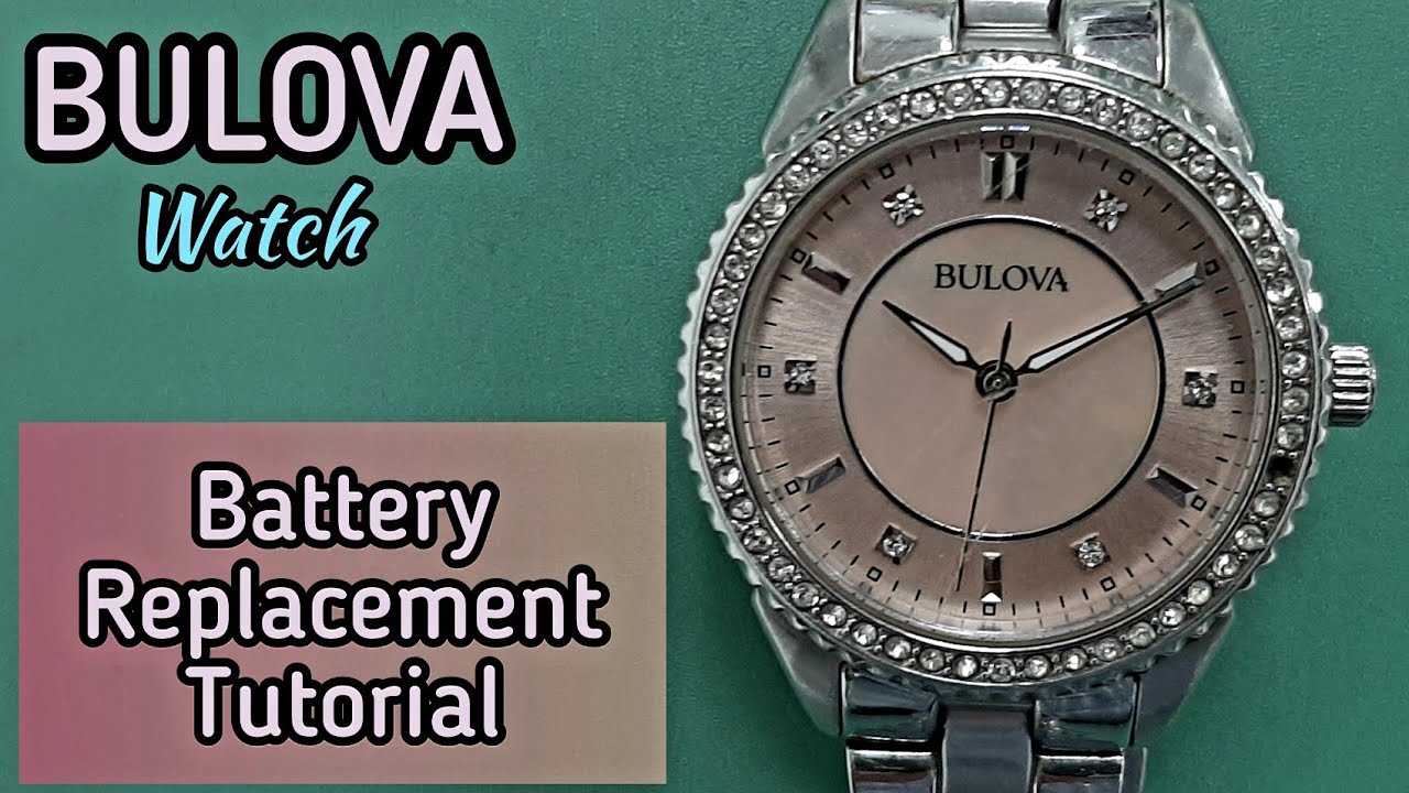 BULOVA Watch Battery | Bulova Watch | SolimBD | Watch Repair Channel - YouTube