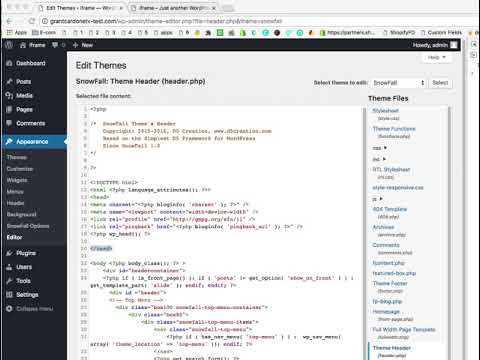Adding the iframe