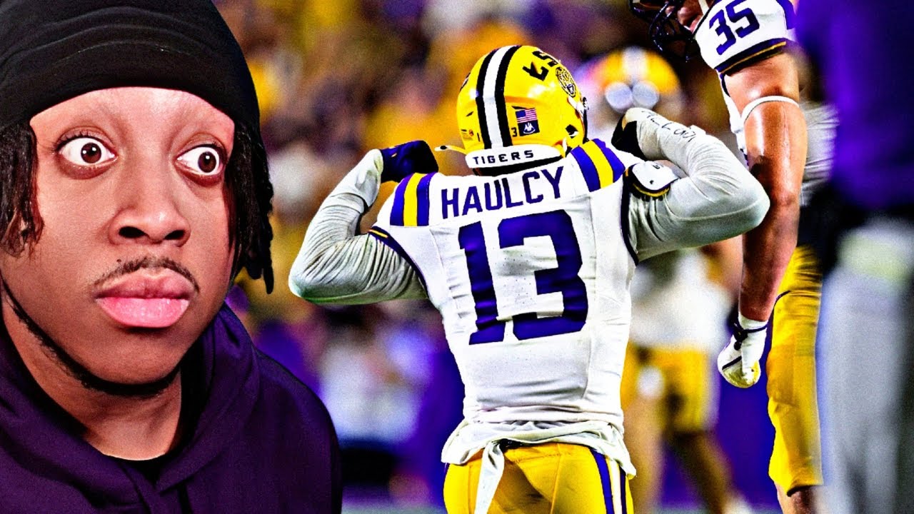 Реакция на лучшие моменты игры Эй Джей Холси за LSU в 2025 году | Драфт НФЛ 2026 года