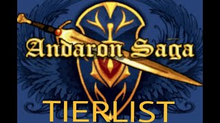 Andaron Saga tierlist (Rebuild)