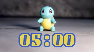 5 Minute Classroom Timer with Pokemon Theme - Quirky - Music and Alarm