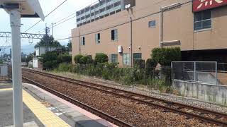 JR西日本西宮駅でDE10-1743+西武鉄道40000系50番台40153F甲種輸送の通過シーン（2020年8月21日金曜日）携帯電話で撮影