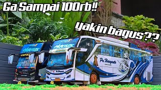 Unboxing Miniatur Bus Murah Papercraft Bus 1:50 Po. Haryanto TERMURAH!! dibawah 100rb