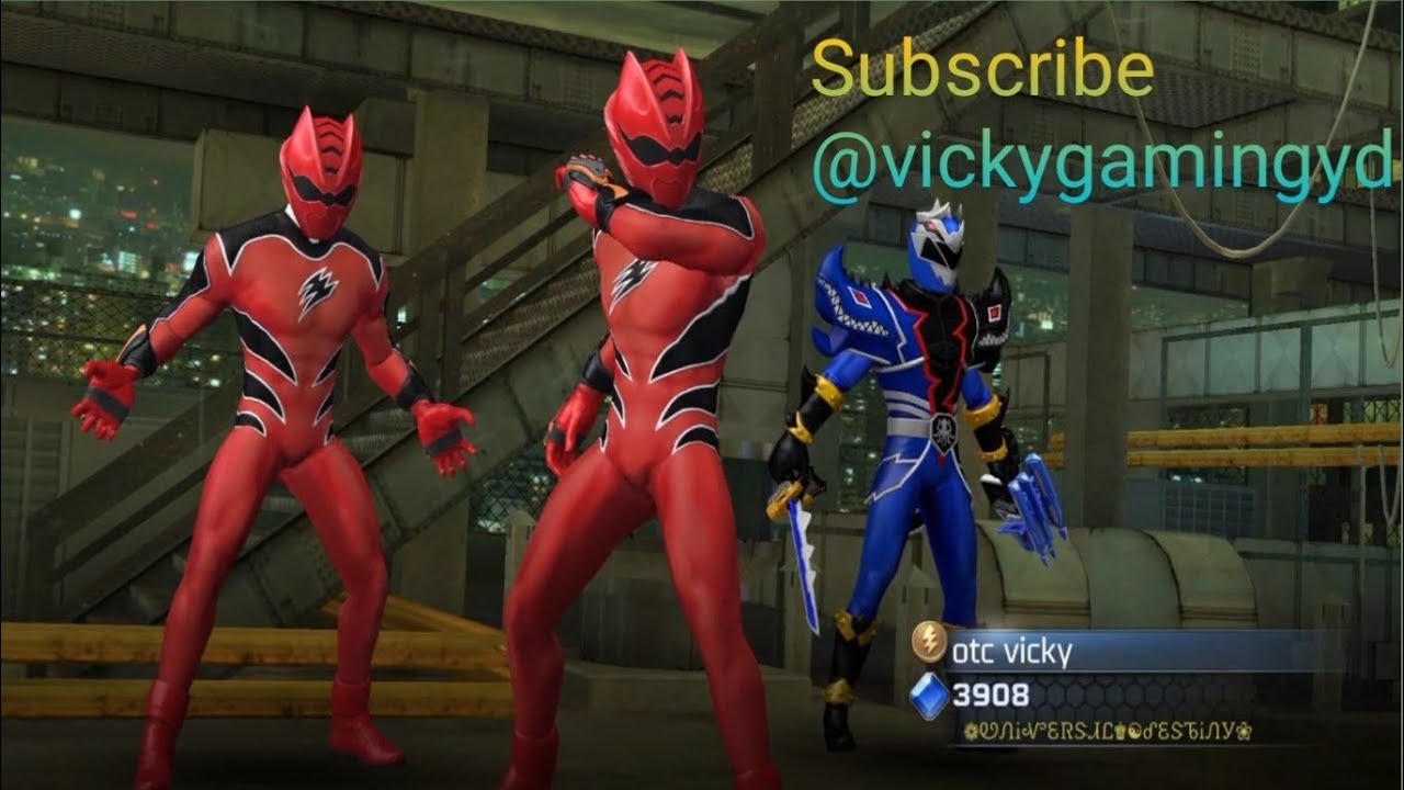 Casey Rhodes Red Power Ranger Game Play|@vickygamingyd