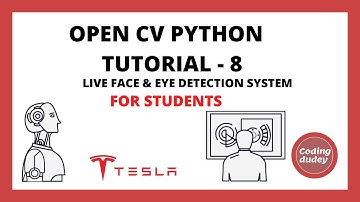 OpenCV Python Tutorial 8 for Beginners | Creating Live Face Eye Detection System Using Open CV 2021
