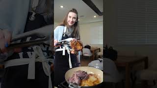 How to make Turkey Coq Au Vin #turkey #turkeyrecipe #frenchfood #dinner #recipes