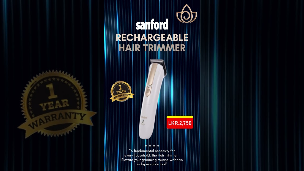 Sanford Rechargeable Hair Trimmer | Cosmetics.lk