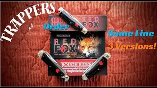 Comparing the Three Rough Rider Red Fox Trappers