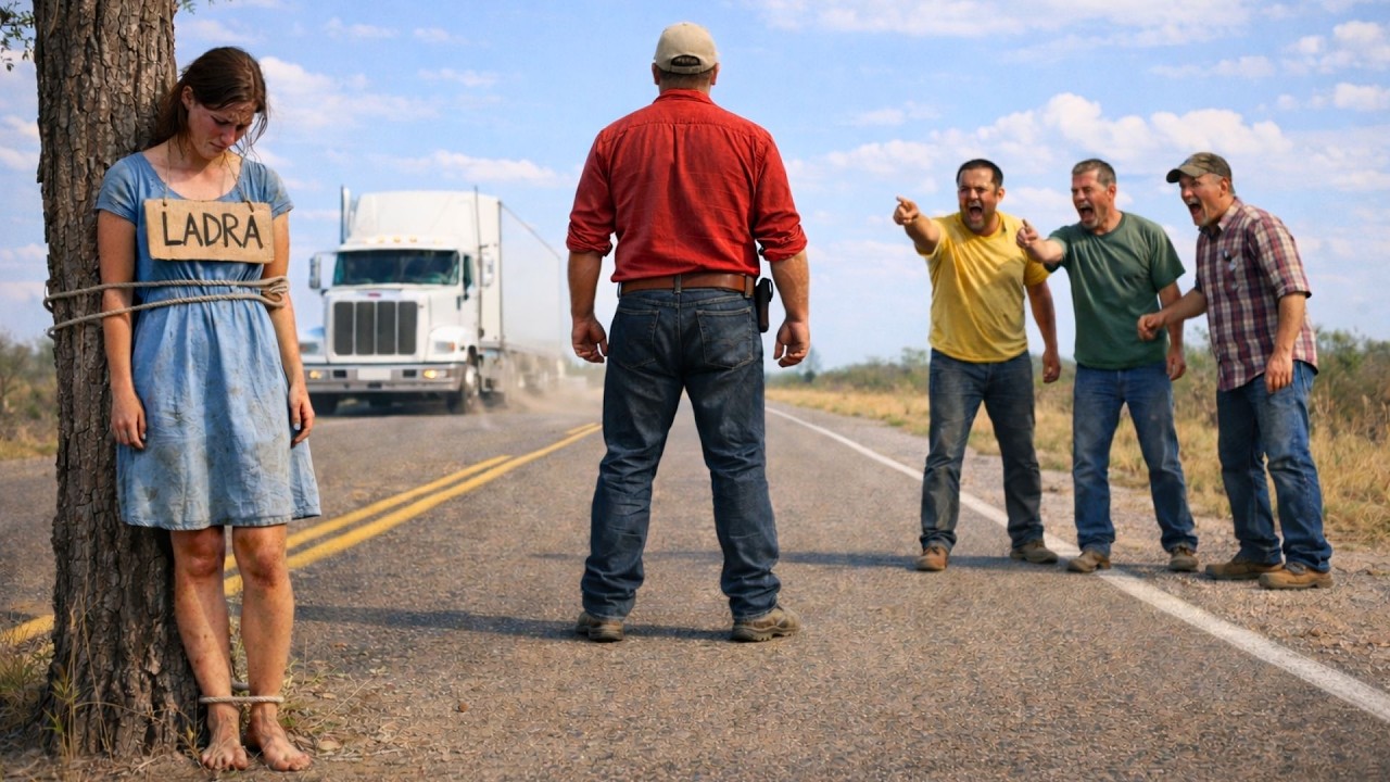 Caminhoneiro parou para ajudar mulher acusada… e quase perde tudo...