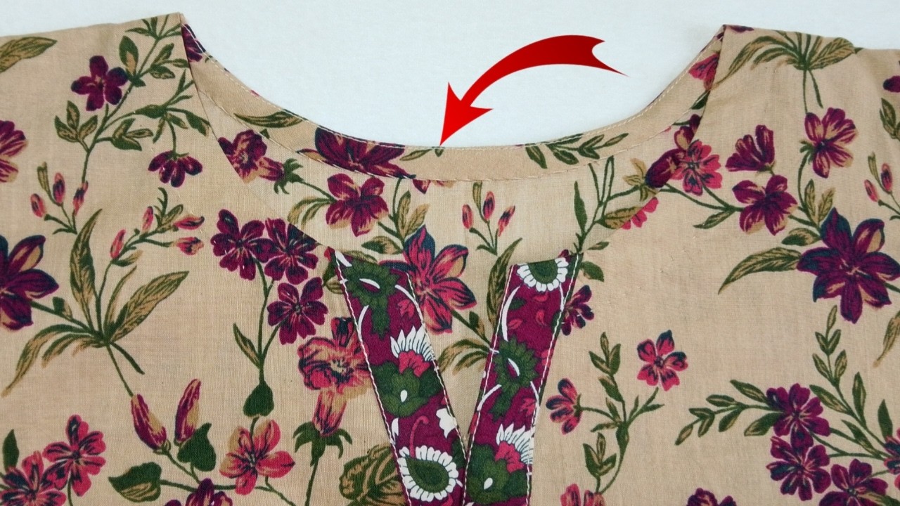 Back Neck Cutting And Stitching 🪡 | 2026 | Musarat Tailor 🧵