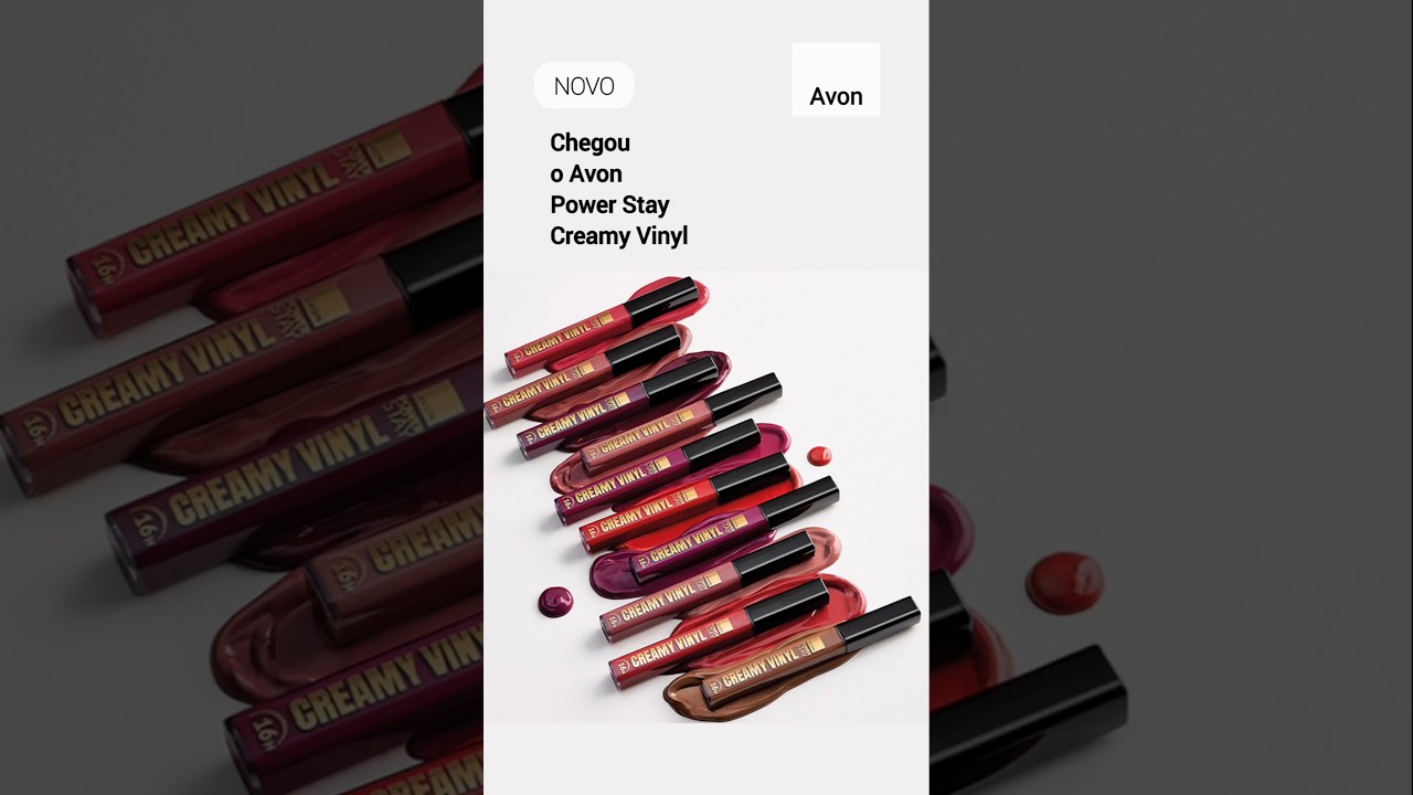 😍Chegou o Avon Power Stay Creamy Vinyl!💖 Acesse Minha Loja e garanta o seu favorito