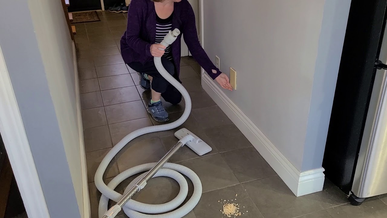 Central vacuum demo, Lexington Lane YouTube