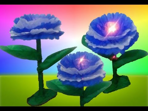 (DIY) COMO HACER LINDO FAROL CON PAPEL SEDA (PAPELILLO) ROSA