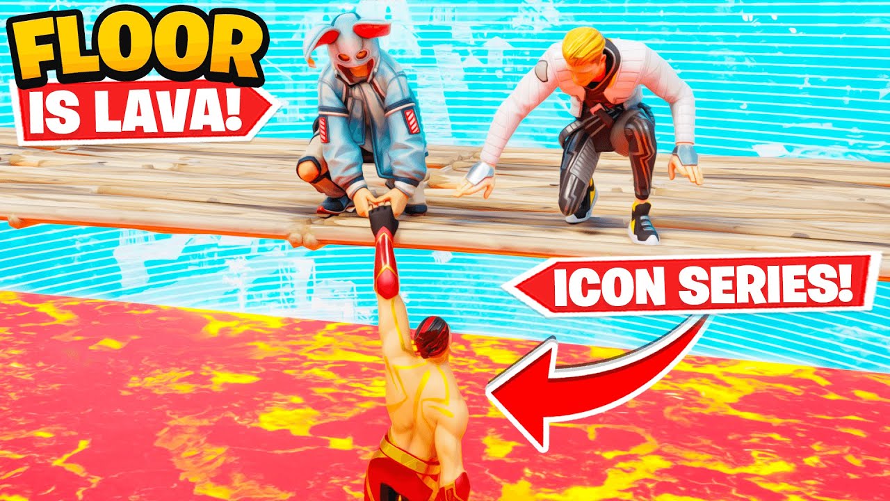 WE WON THE NEW *ICON SERIES* SKIN (Floor is Lava)
