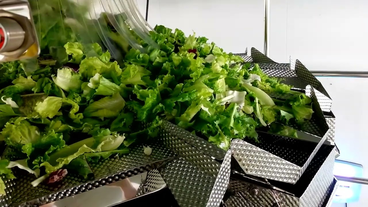 Multihead Weigher for Salad Leaves
