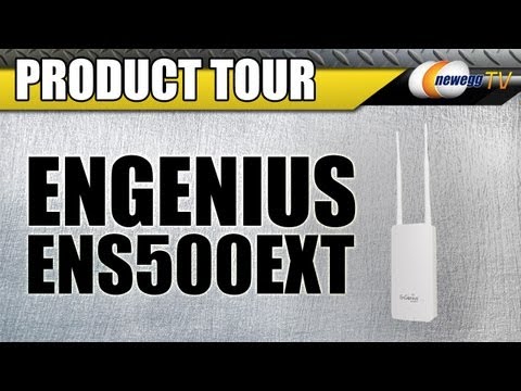 EnGenius ENS500EXT Tur Produk AP Luar Ruangan N300 Nirkabel 5GHz Jarak Jauh - Newegg TV
