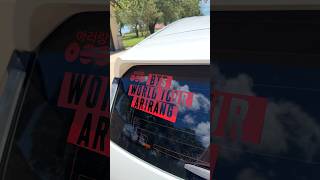 Putting BTS Arirang Decal Stickers On My Car 💜🚙♥️