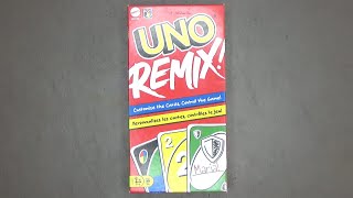 Uno Remix Card Game Opening