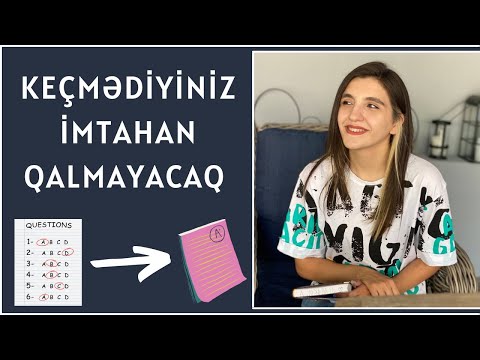 Bütün İmtahanlarınızı 100/100 Rahatlıqla Keçin (Qəbul, Magistr, Semestr, MİQ və s.)İmtahan Ritualı 2