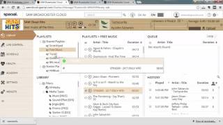 SAM Broadcaster Cloud: Organize library (Playlists) screenshot 2