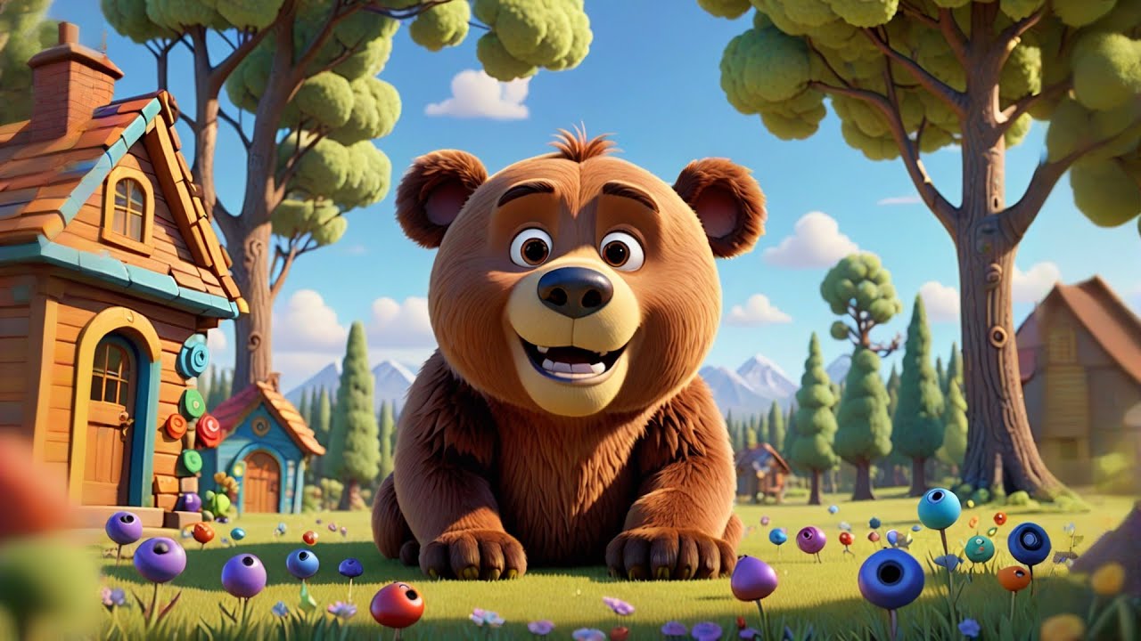 Bear Built a Button House 🧸🔘🏠 | Fun Learning for Kids | Preschool Educational Adventure