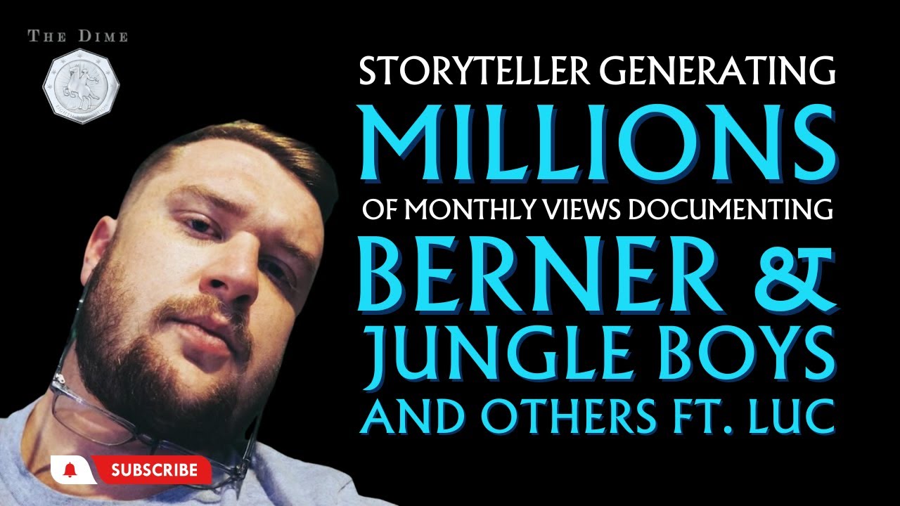 Storyteller generating Millions of Monthly Views documenting Berner & Jungle Boys and others ft. Luc