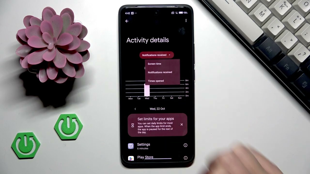 REDMI Note 15 5G – Как проверить общее время работы экрана
