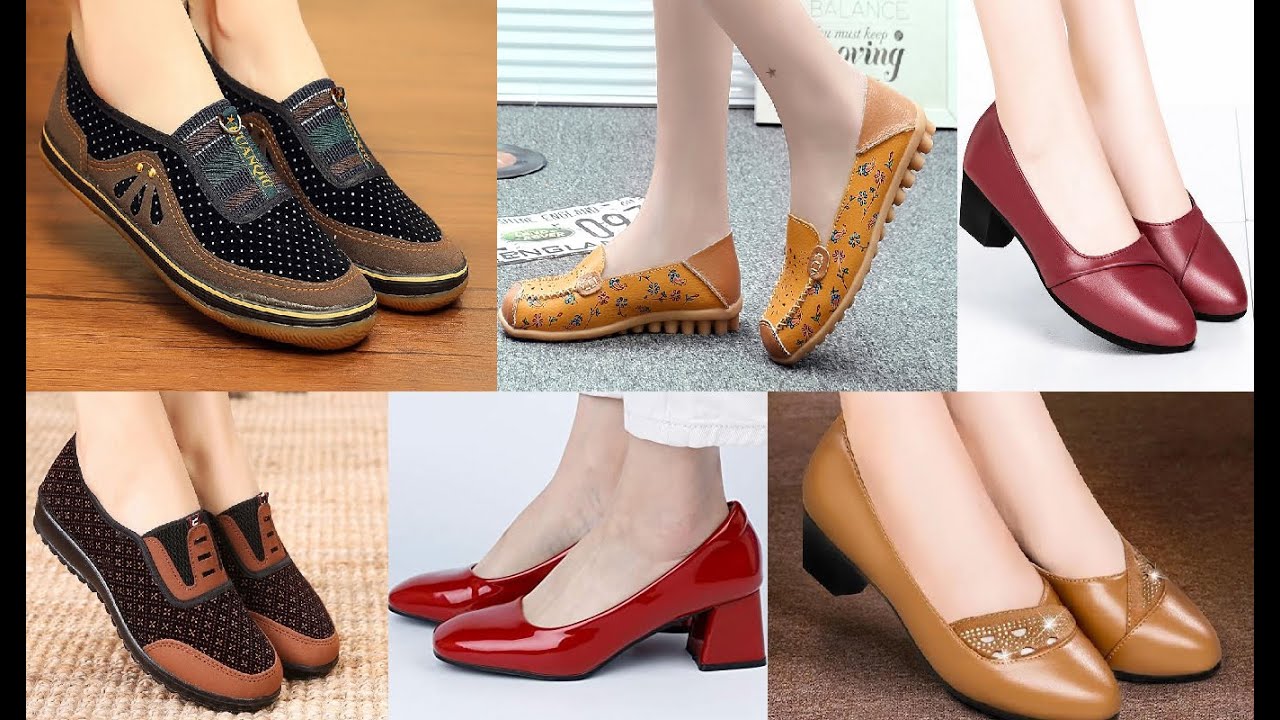 2021 WOMEN SHOE||professional flat-mouth synthetic leather work shoes for employees