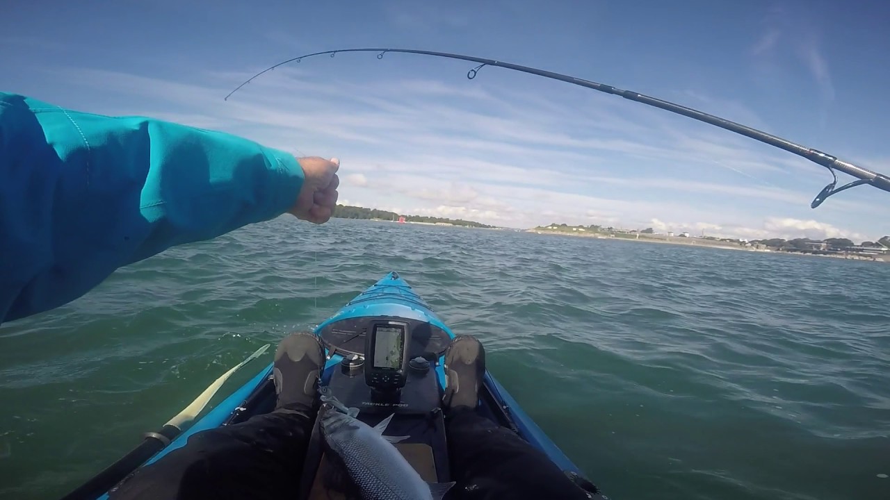 kayak fishing for Bass drake island YouTube