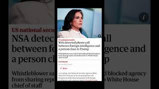 NSA Whistleblower Allegations #nsa #intelligence #trump