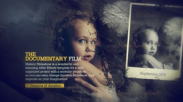 The Documentary - History Slideshow (Videohive After Effects Project)