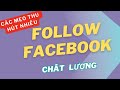 Các Mẹo Thu Hút Nhiều Follow Facebook Chất Lượng