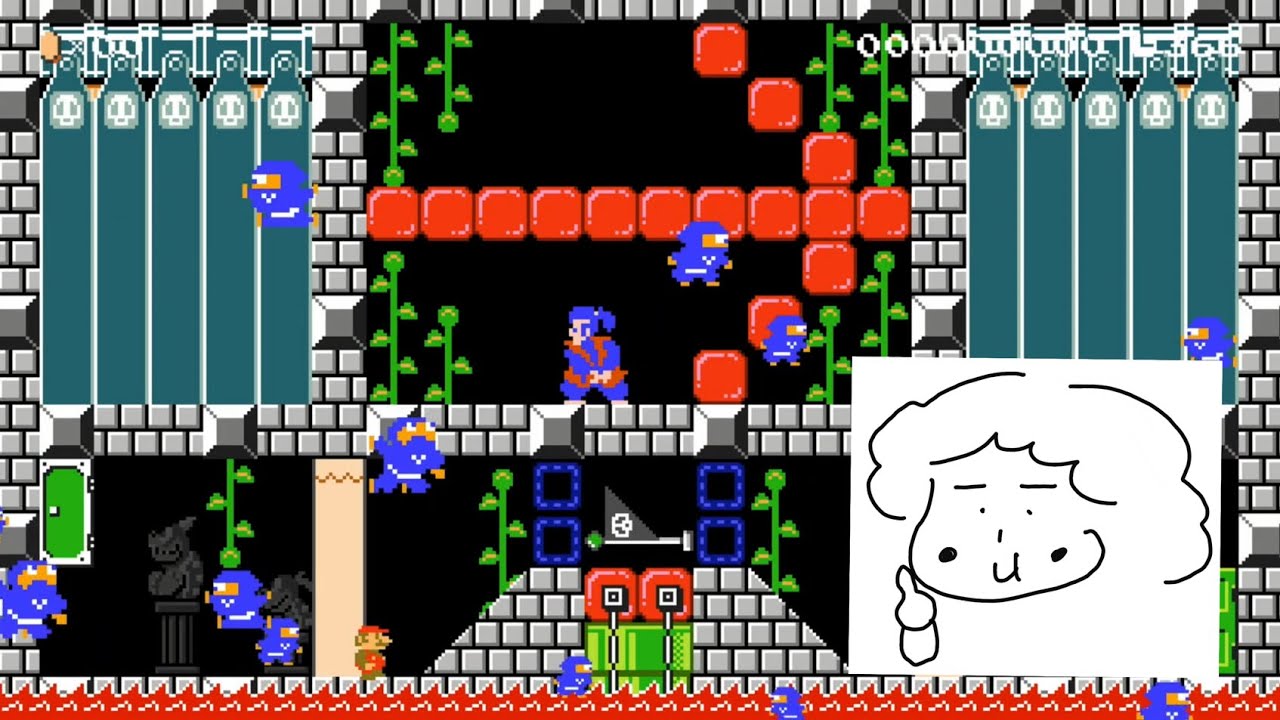 Mom tries Mario Maker and finds another bizarre world; I kept