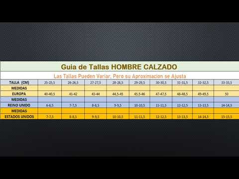 Que Talla De Tenis Soy En Usa? - Dobleyfalta.com | Básquetbol y más  Básquetbol