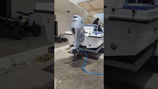 hinda marine engine 100 hp flashing #honda #automobile #marineservices #engineering #viralvideo
