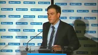 Bret Stephens speaks on Iran and Israel at Stand With Us San Diego event