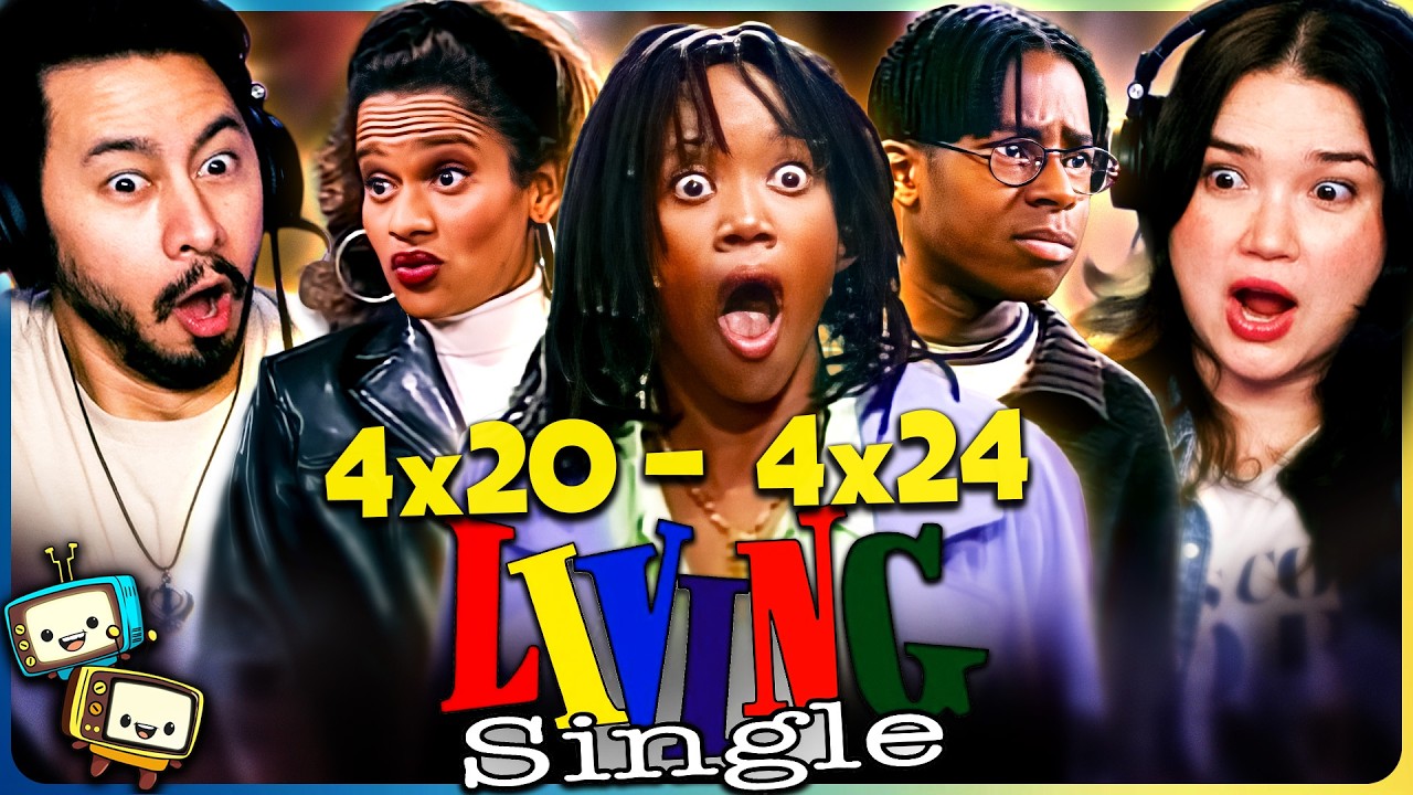 LIVING SINGLE (1996) 4x20, 4x21, 4x22, 4x23 & 4x24 SEASON FINALE REACTION! | First Time Watch