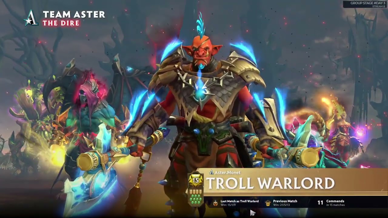 [EN] Invictus Gaming vs Team Aster - Dota 2 The International 2021 - Group Stage Day 3