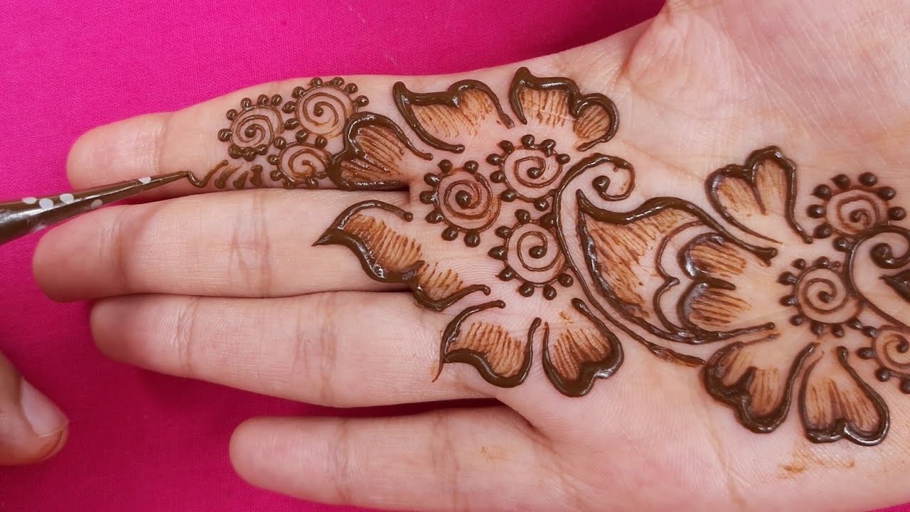 beautiful new style easy mehndi designs || and this mehndi designs for ...